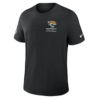 Men's Nike Black Jacksonville Jaguars 2025 NFL Crucial Catch Tri-Blend Dri-FIT T-Shirt