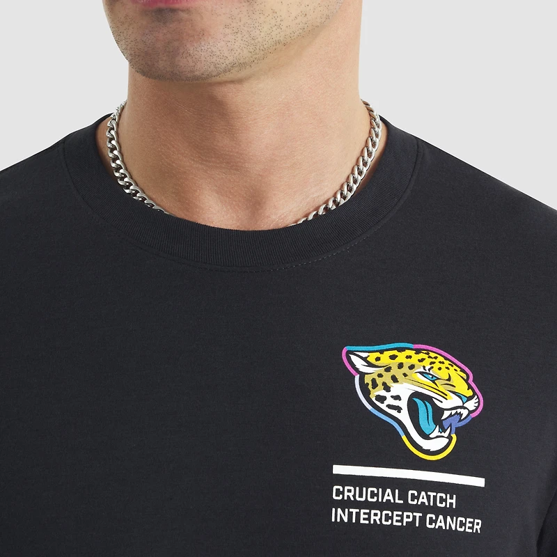 Men's Nike Black Jacksonville Jaguars 2025 NFL Crucial Catch Tri-Blend Dri-FIT T-Shirt
