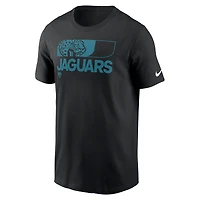 T-shirt essentiel Nike noir Jacksonville Jaguars Air pour homme