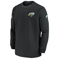 Men's Nike Black Jacksonville Jaguars Alternate Logo Coach Long Sleeve Top
