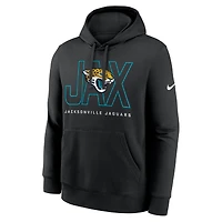 Men's Nike Black Jacksonville Jaguars Busted Play Club Fleece Pullover Hoodie