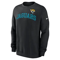 Sweat-shirt à enfiler Nike noir Jacksonville Jaguars Club pour homme