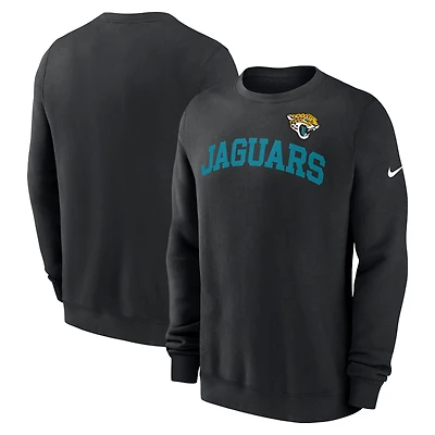 Sweat-shirt à enfiler Nike noir Jacksonville Jaguars Club pour homme