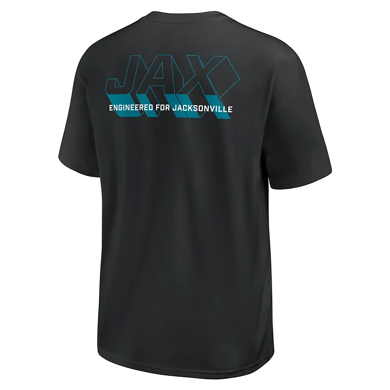 Men's Nike Black Jacksonville Jaguars Dominate The Game Essential Max90 T-Shirt