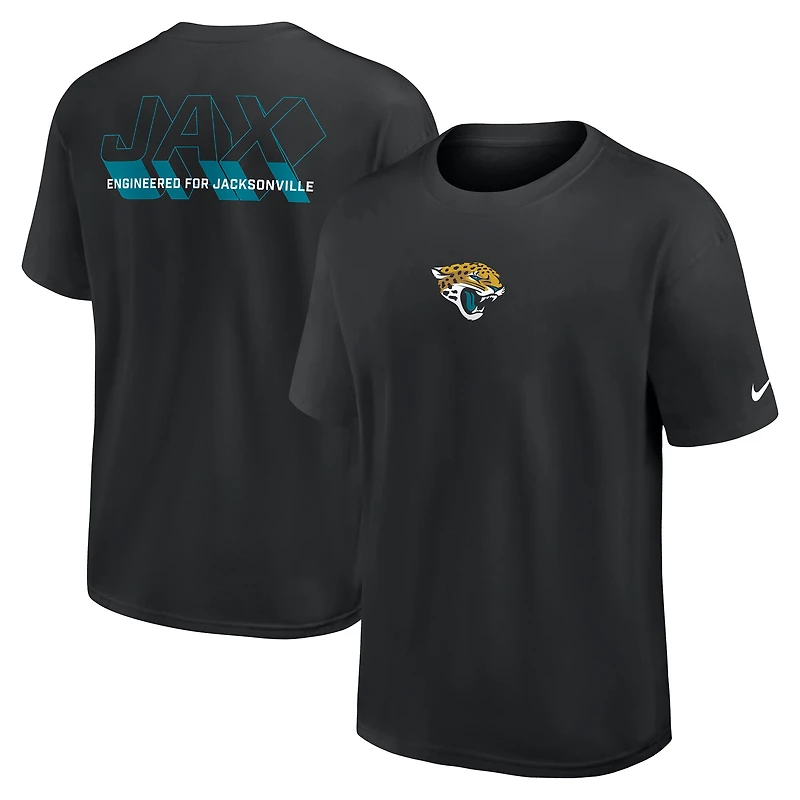 T-shirt Nike noir pour homme « Dominate The Game » des Jaguars de Jacksonville