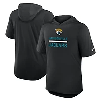 Men's Nike Black Jacksonville Jaguars Lockup Tri-Blend Hoodie T-Shirt