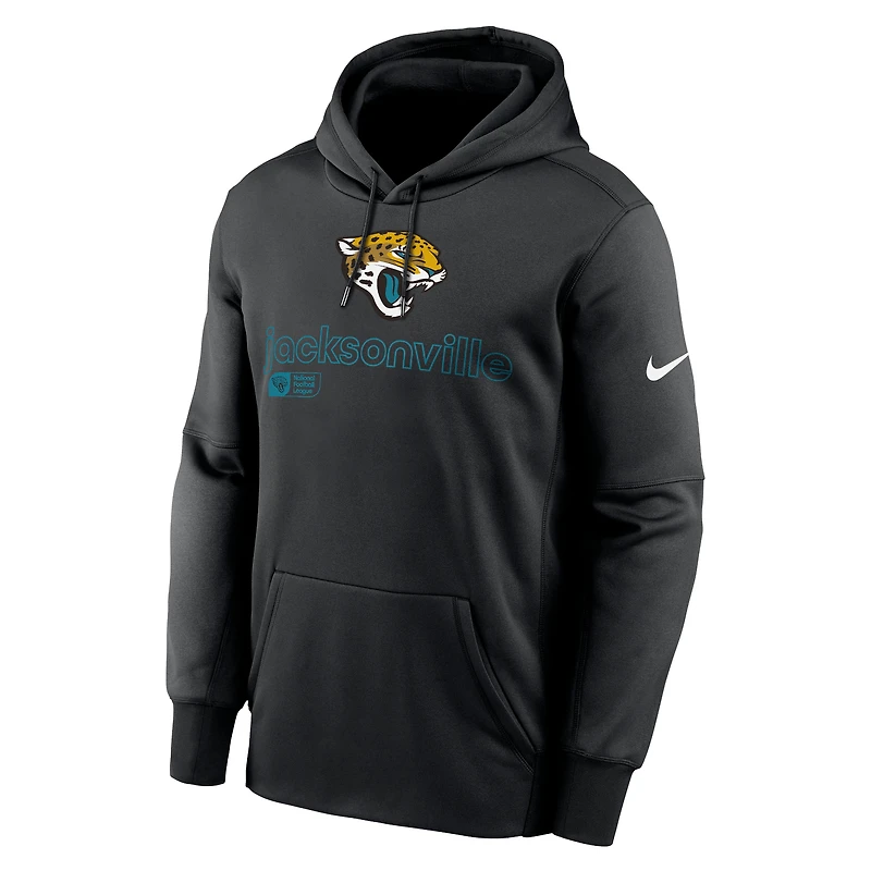 Men's Nike Black Jacksonville Jaguars Performance Pullover Hoodie