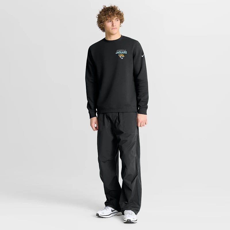 Men's Nike Black Jacksonville Jaguars Primetime Club Fleece Pullover Sweatshirt