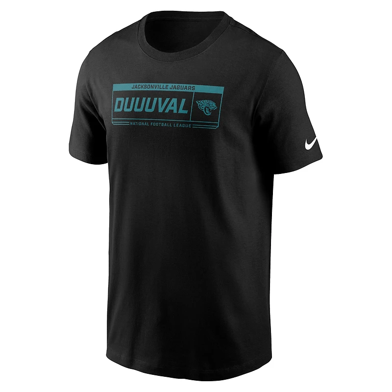 Men's Nike Black Jacksonville Jaguars Primetime Local Essential T-Shirt