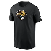 Men's Nike Black Jacksonville Jaguars Rewind Logo Essential T-Shirt