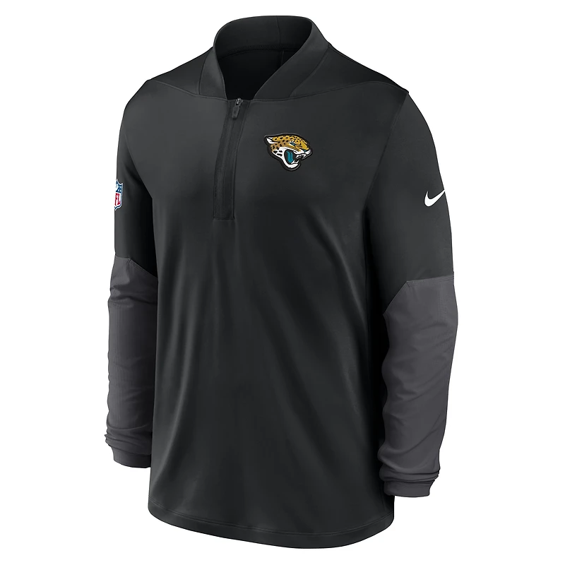 Men's Nike Black Jacksonville Jaguars Sideline Dri-FIT Half-Zip Pullover