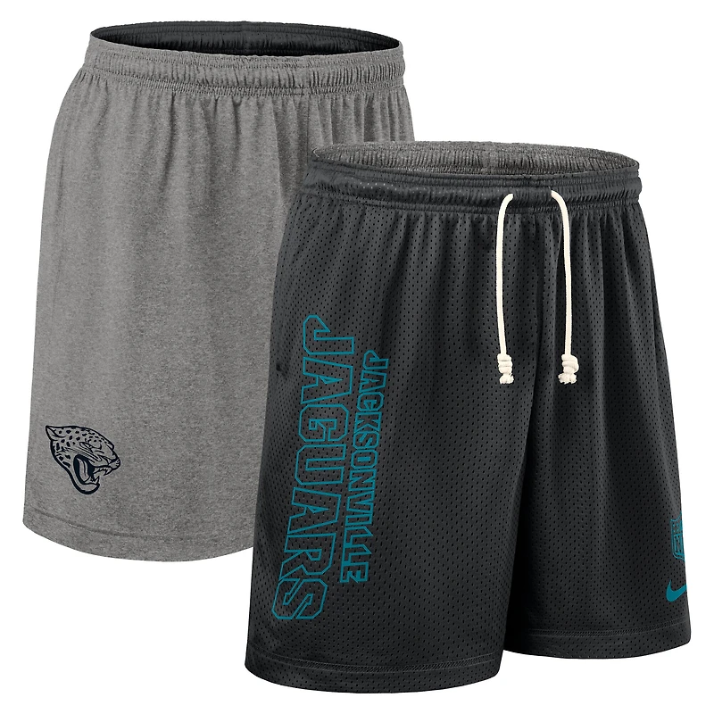 Men's Nike Black Jacksonville Jaguars Sideline Reversible Dri-FIT Shorts