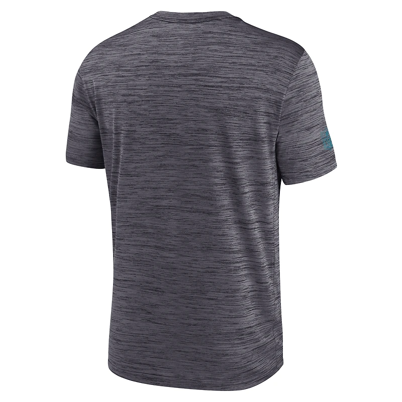T-shirt Nike noir Jacksonville Jaguars Sideline Velocity Dri-FIT pour homme