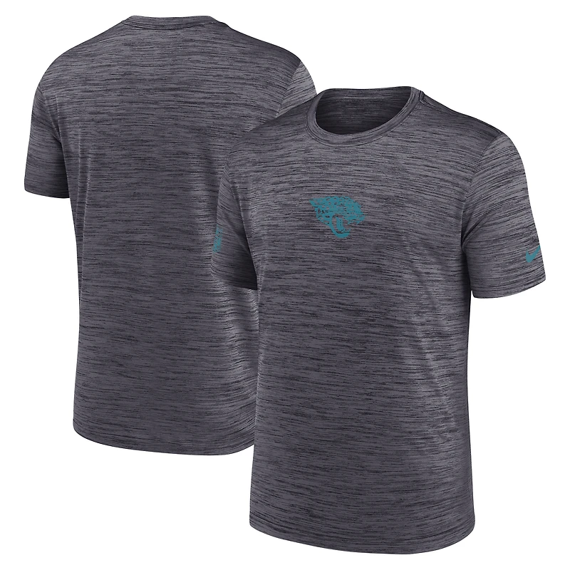 T-shirt Nike noir Jacksonville Jaguars Sideline Velocity Dri-FIT pour homme