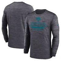 Men's Nike Black Jacksonville Jaguars Sideline Velocity Performance Long Sleeve T-Shirt