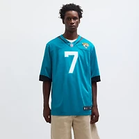 Maillot de jeu joueur Nike Brian Thomas Jr Teal Jacksonville Jaguars pour homme