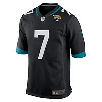 Men's Nike Byron Leftwich Black Jacksonville Jaguars Retired Player Alternate Game Jersey