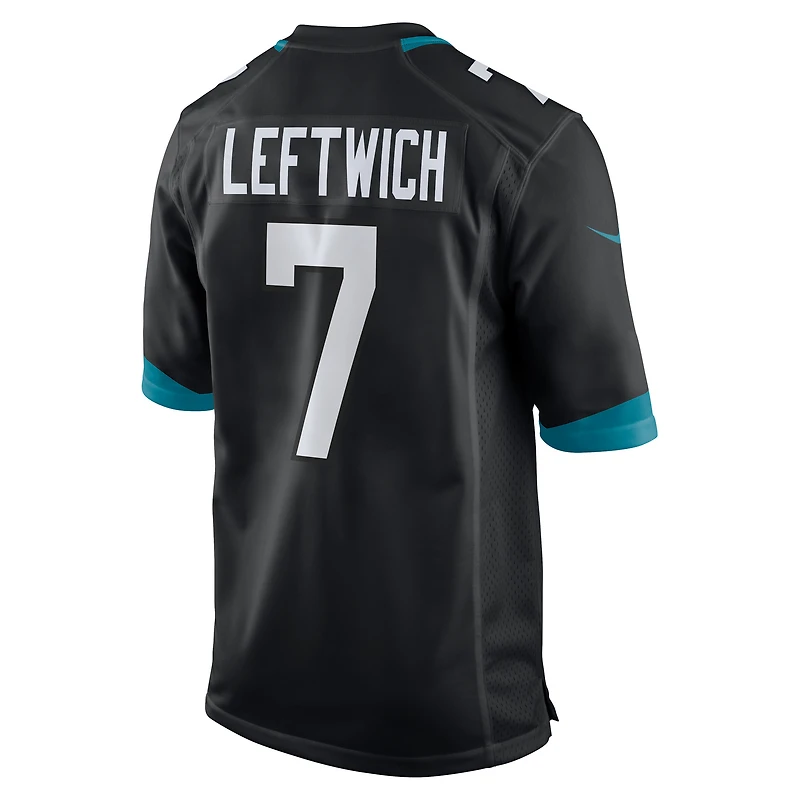 Men's Nike Byron Leftwich Black Jacksonville Jaguars Retired Player Alternate Game Jersey