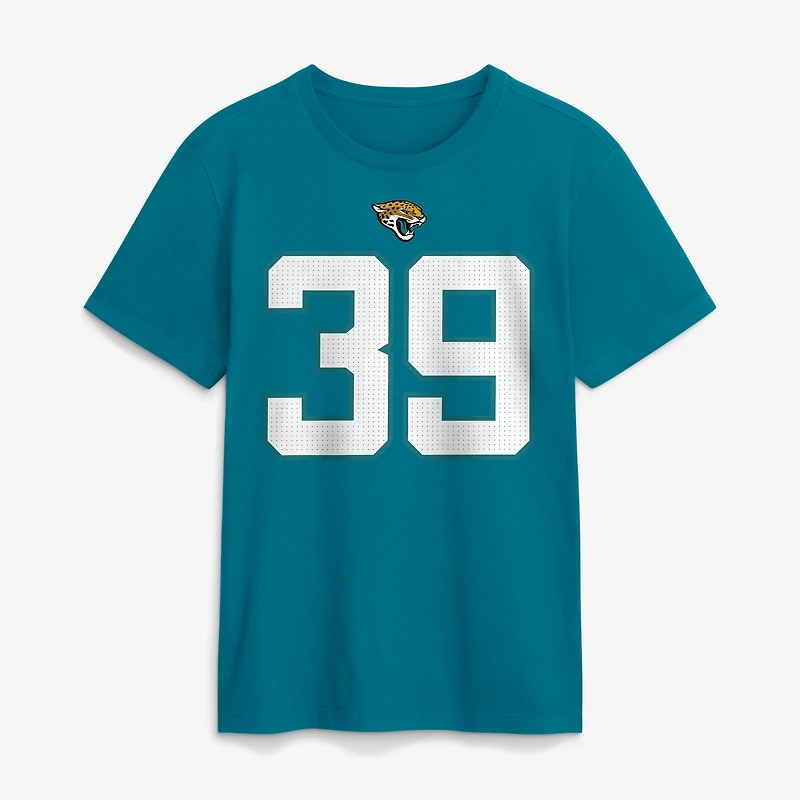 Men's Nike Cam Little Teal Jacksonville Jaguars Player Name & Number T-Shirt