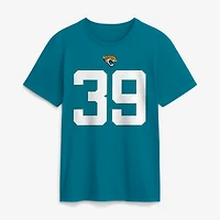 Men's Nike Cam Little Teal Jacksonville Jaguars Player Name & Number T-Shirt