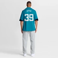 Men's Nike Cam Little  Teal Jacksonville Jaguars Team Game Jersey