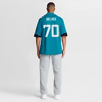 Men's Nike Cole Van Lanen Teal Jacksonville Jaguars Game Player Jersey