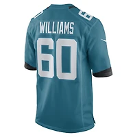 Men's Nike Darryl Williams Teal Jacksonville Jaguars Game Player Jersey