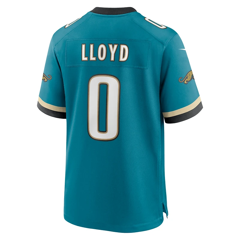Maillot Nike Devin Lloyd Teal Jacksonville Jaguars Alternate 2 Prowler Throwback Game pour homme