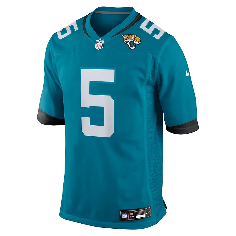 Men's Nike Dyami Brown  Teal Jacksonville Jaguars Team Game Jersey
