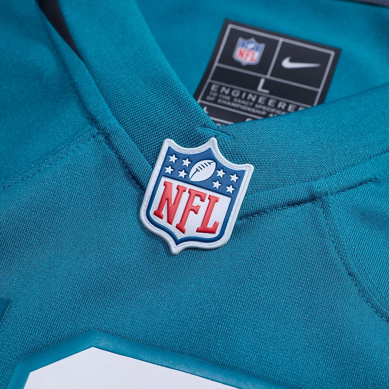 Men's Nike Ezra Cleveland  Teal Jacksonville Jaguars Game Jersey