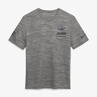 T-shirt Nike gris Jacksonville Jaguars Sideline Double Covered Dri-FIT Velocity pour homme