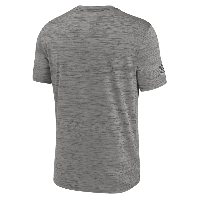 Men's Nike Gray Jacksonville Jaguars Sideline Double Covered Dri-FIT Velocity T-Shirt