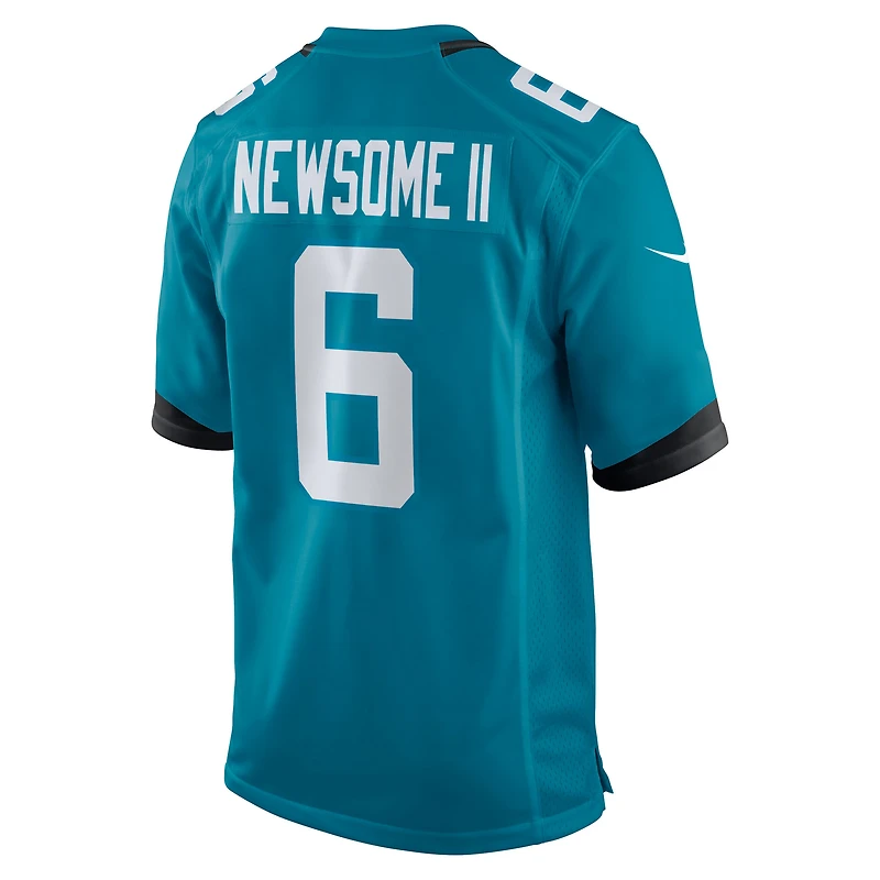 Men's Nike Greg Newsome II  Teal Jacksonville Jaguars Team Game Jersey