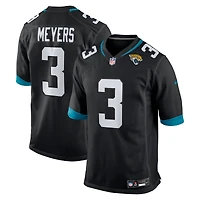 Maillot alternatif noir Nike Jakobi Meyers des Jaguars de Jacksonville pour homme