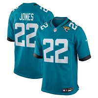 Men's Nike Jarrian Jones  Teal Jacksonville Jaguars Team Game Jersey