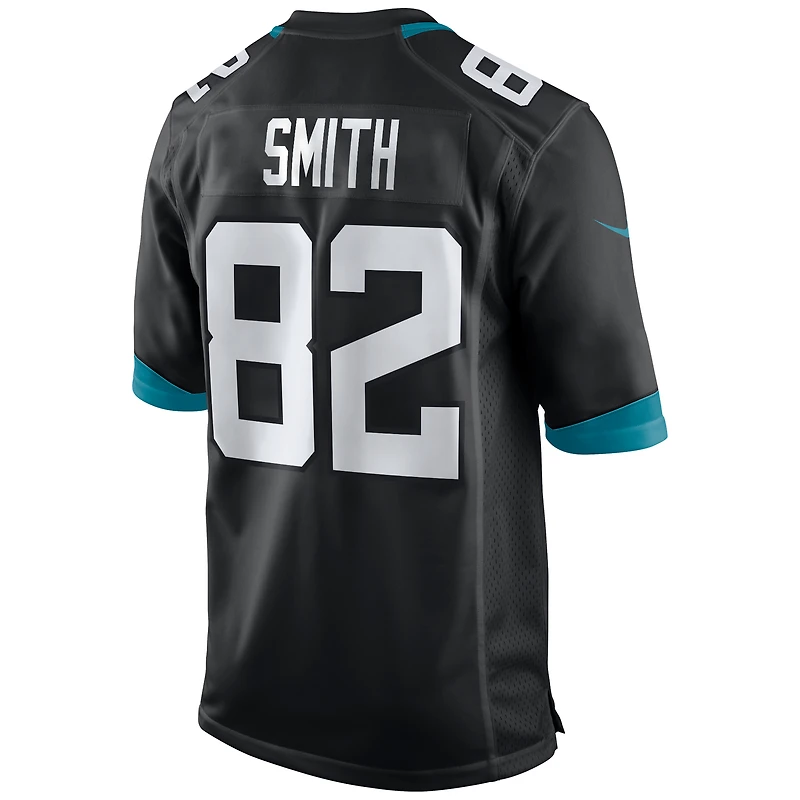 Maillot Nike Jimmy Smith noir pour homme, joueur retraité des Jaguars de Jacksonville, match alternatif