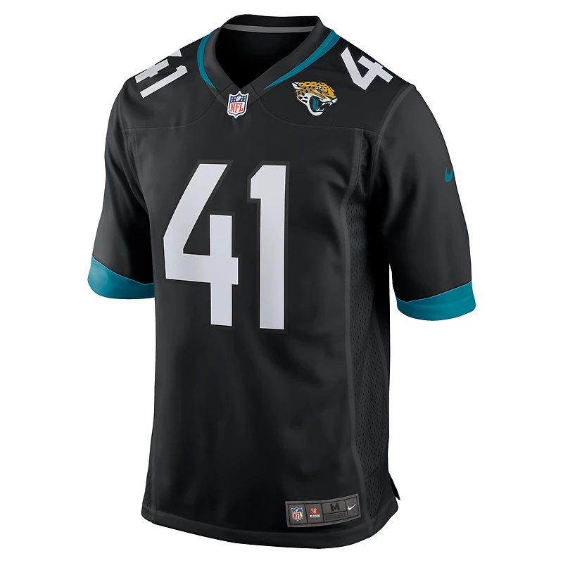 Maillot Nike Josh Hines-Allen noir pour homme des Jaguars de Jacksonville