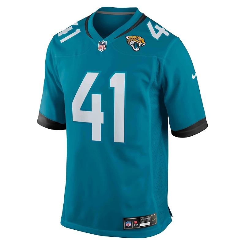 Men's Nike Josh Hines-Allen Teal Jacksonville Jaguars Player Game Jersey