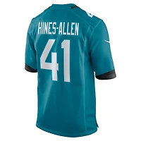Men's Nike Josh Hines-Allen Teal Jacksonville Jaguars Player Game Jersey