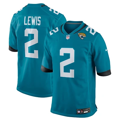 Men's Nike Jourdan Lewis  Teal Jacksonville Jaguars Team Game Jersey