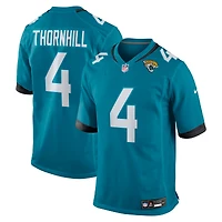 Men's Nike Juan Thornhill  Teal Jacksonville Jaguars Team Game Jersey