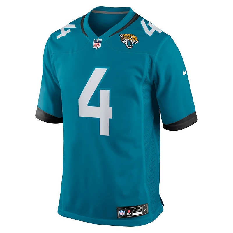 Men's Nike Juan Thornhill  Teal Jacksonville Jaguars Team Game Jersey