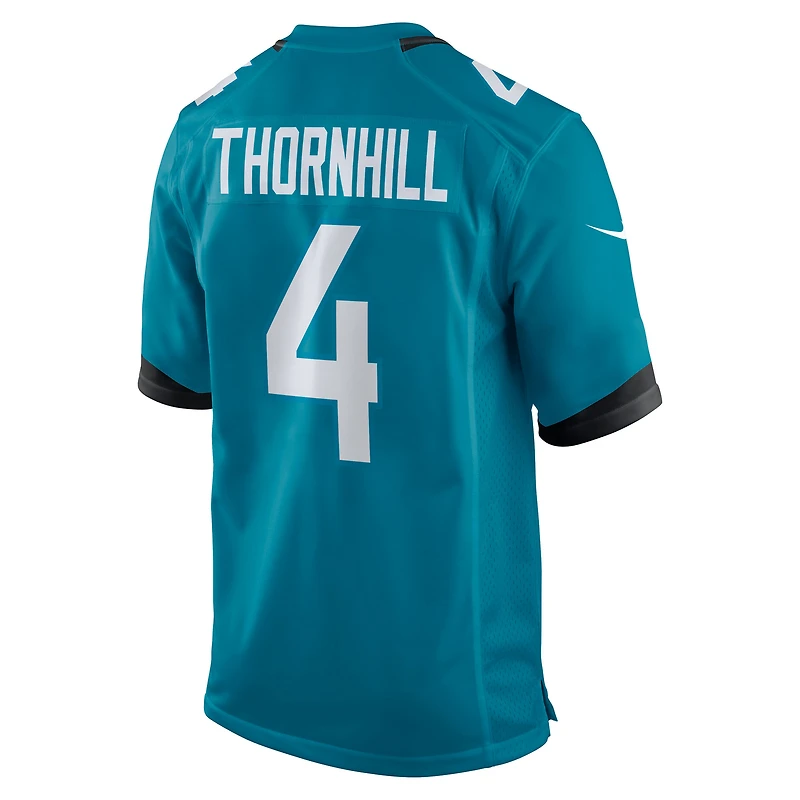 Men's Nike Juan Thornhill  Teal Jacksonville Jaguars Team Game Jersey