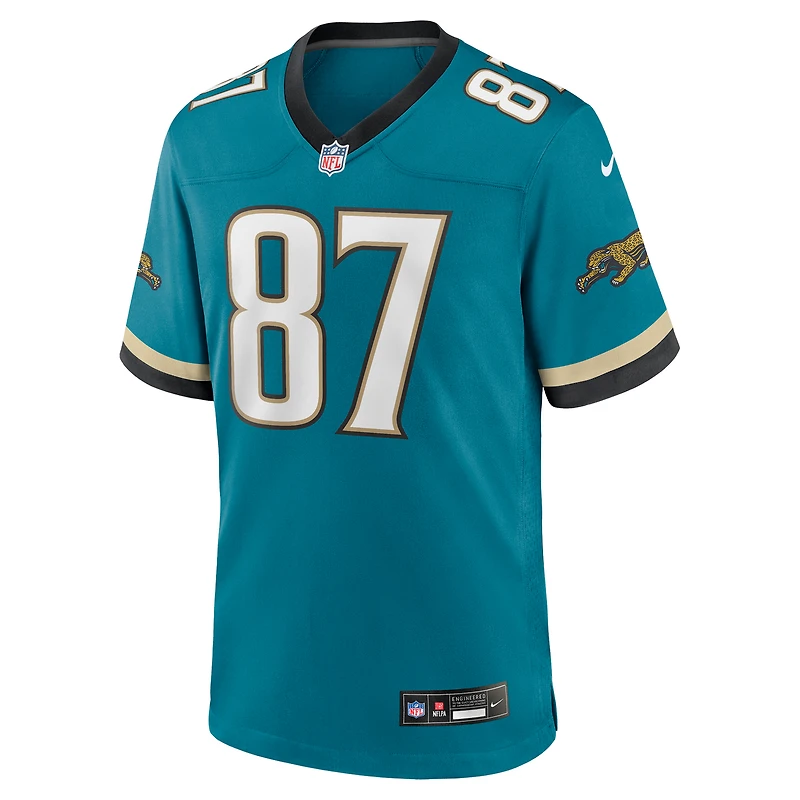 Maillot Nike Keenan McCardell pour homme, bleu sarcelle, joueur retraité des Jaguars de Jacksonville, match alternatif