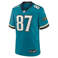 Maillot Nike Keenan McCardell pour homme, bleu sarcelle, joueur retraité des Jaguars de Jacksonville, match alternatif