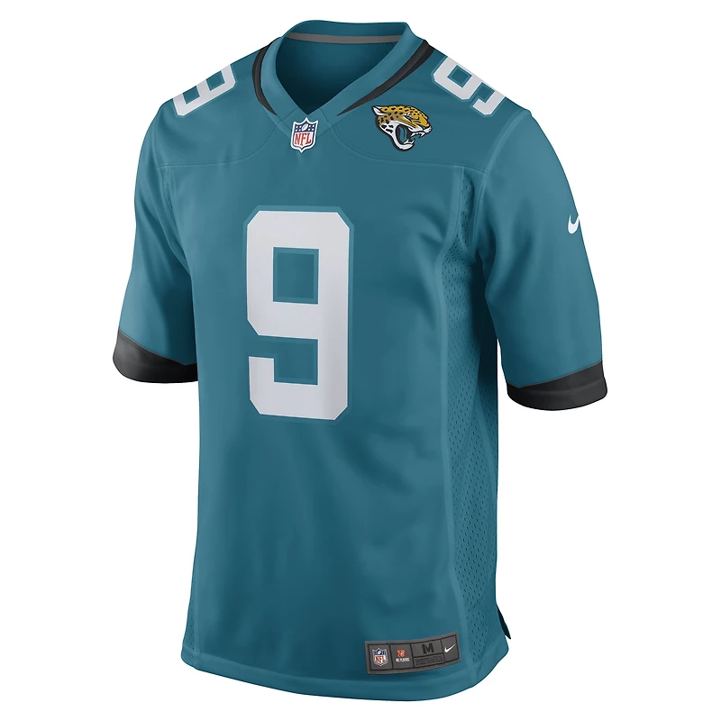 Men's Nike Logan Cooke Teal Jacksonville Jaguars Game Jersey