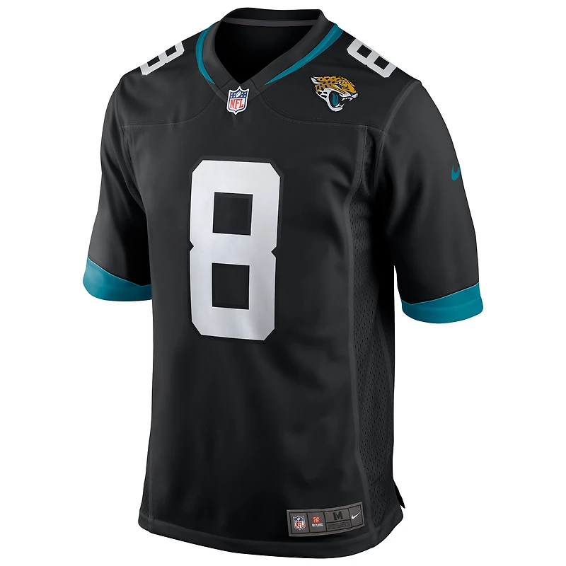 Maillot Nike Mark Brunell noir pour homme, joueur retraité des Jaguars de Jacksonville, match alternatif
