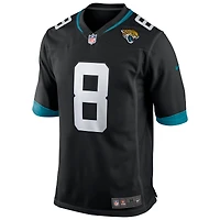 Maillot Nike Mark Brunell noir pour homme, joueur retraité des Jaguars de Jacksonville, match alternatif