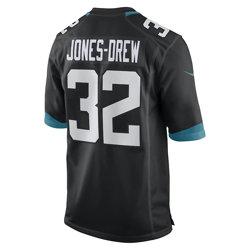 Maillot Nike Maurice Jones-Drew pour homme, joueur retraité des Jaguars de Jacksonville, noir, match alternatif