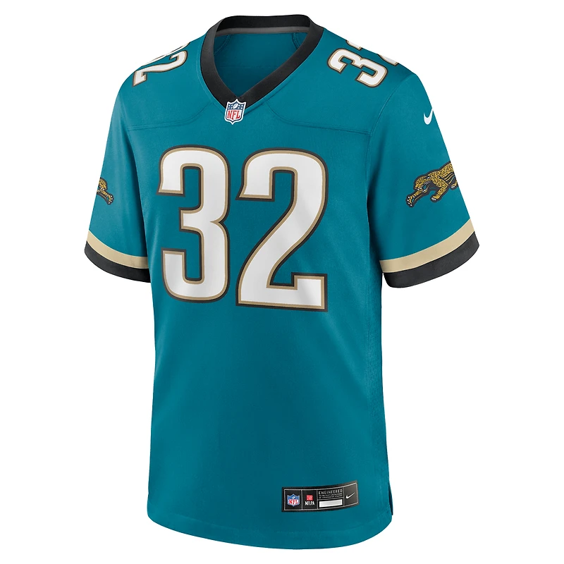 Maillot Nike Maurice Jones-Drew Teal pour homme, joueur retraité des Jaguars de Jacksonville, match alternatif